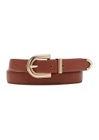 Leather and Suede Belts - Set of 2