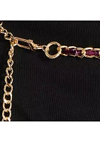 Velvet Chain Belt