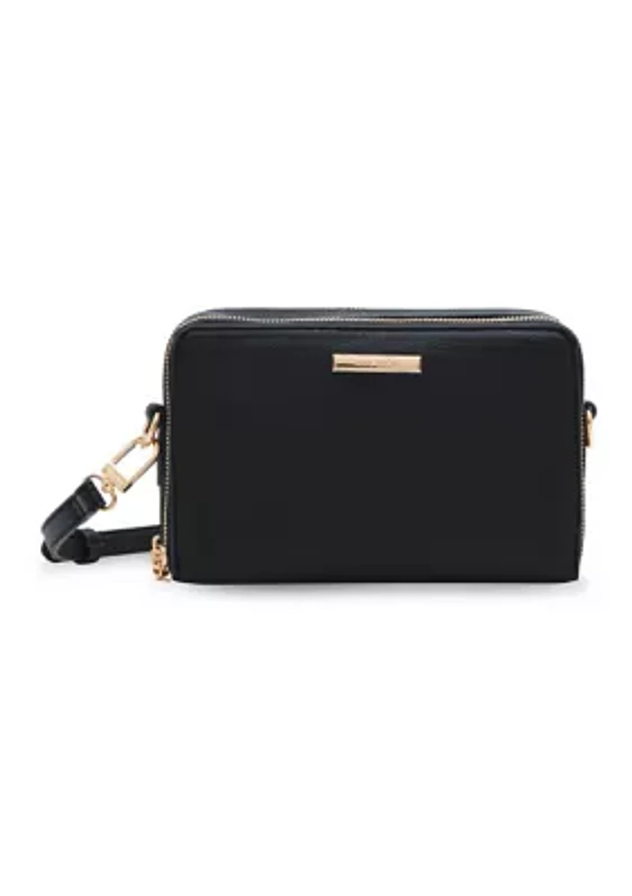 Double Zip Camera Crossbody