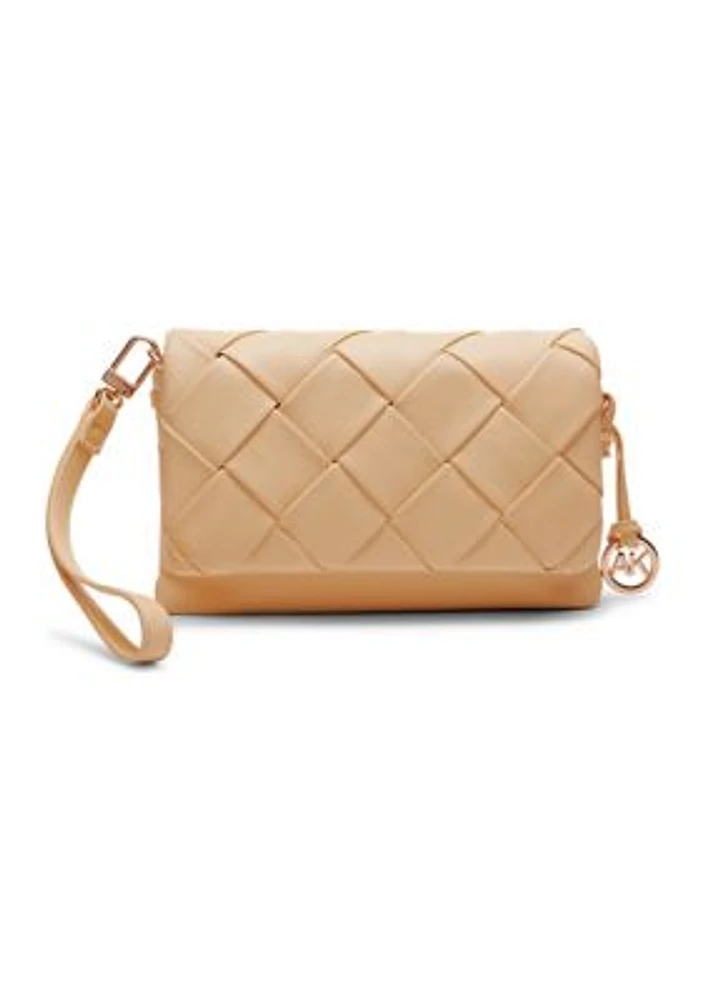 Woven Small Flap Crossbody