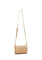 Woven Small Flap Crossbody