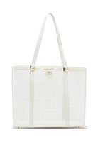 Clear Logo Tote with Crossbody and Pouch