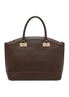 Large Dome Satchel with Detachable Strap