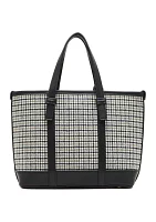 Houndstooth Mini Tote