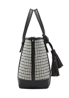 Houndstooth Mini Tote