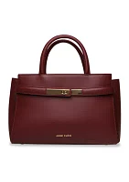 Triple Satchel with Detachable Strap