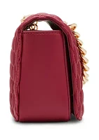 Chain Flap Quilted Shoulder Bag