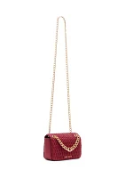 Chain Flap Quilted Shoulder Bag