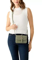 Sculpted Buckle Crossbody