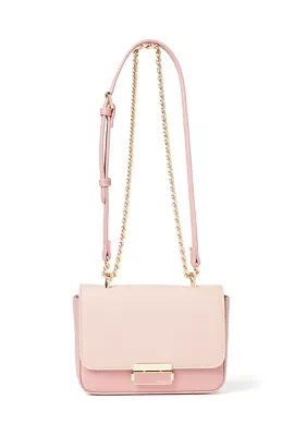 V Day Flap Crossbody with Detachable Strap