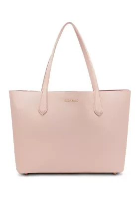 Double Compartment Tote Bag with Pouch