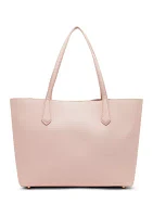 Double Compartment Tote Bag with Pouch