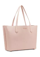 Double Compartment Tote Bag with Pouch