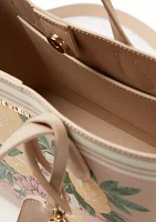 Bonded Mini Tote Bag with Double Satchel Straps
