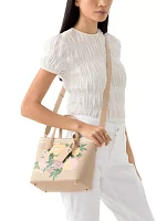 Bonded Mini Tote Bag with Double Satchel Straps