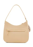 Medium Hobo Bag with Tile Lion Patch 