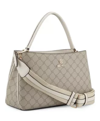 zoie triple compartment satchel