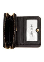 Reflective 9S Small Zip Around Wallet