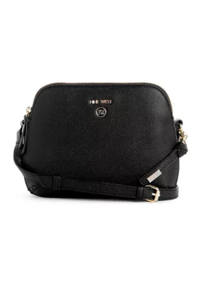 Eliena Double Zip Crossbody