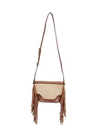 Ava Raffia Mini Bucket Bag