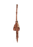 Ava Raffia Mini Bucket Bag