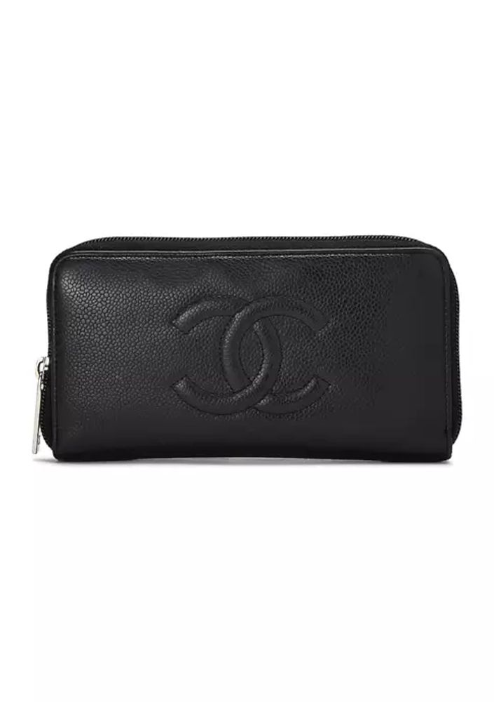 Chanel Wallet on Chain WOC Caviar Black Quilted Leather Bag wBox   Mightychic