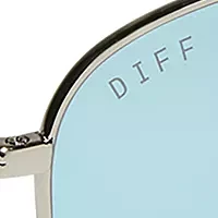 Axel Turquoise Mirror Sunglasses