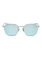 Axel Turquoise Mirror Sunglasses