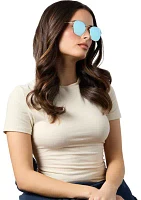 Axel Turquoise Mirror Sunglasses