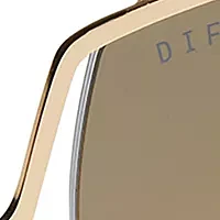 Donna III Gold Mirror Sunglasses