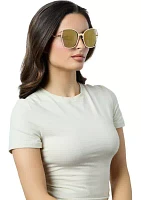 Donna III Gold Mirror Sunglasses