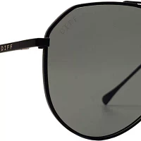 Dash Black and Gray Aviator Sunglasses