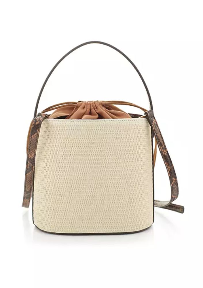 Belk Straw Bucket Bag | The Summit