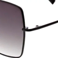 Modern Square Metal Sunglasses