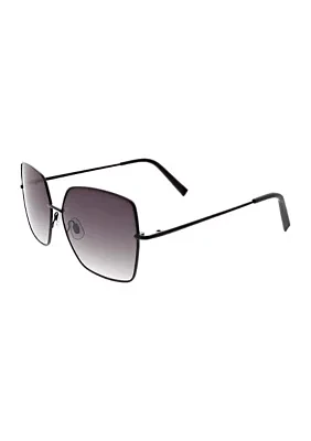 Modern Square Metal Sunglasses