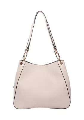 Pebble Triple Compartment Shoulder Bag