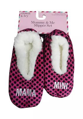 Mama and Mini Slippers