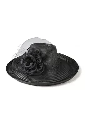 Sheer Brim Large Romantic Profile Hat