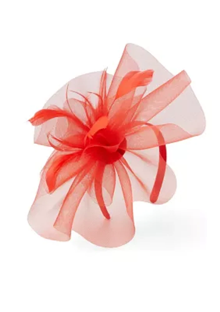 Double Layer Crinoline Fascinator Headband