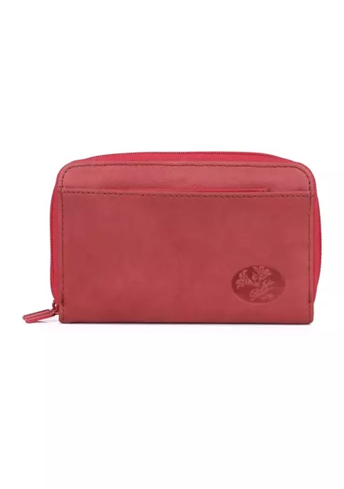 double zip organizer wallet