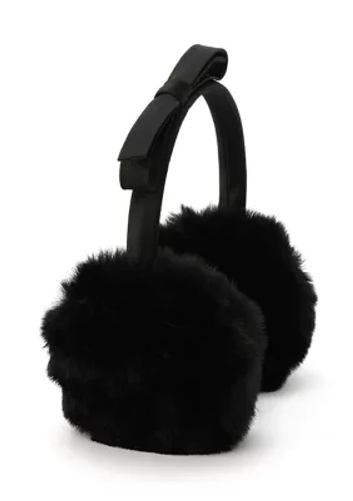 Shoelace Bow Earmuffs 