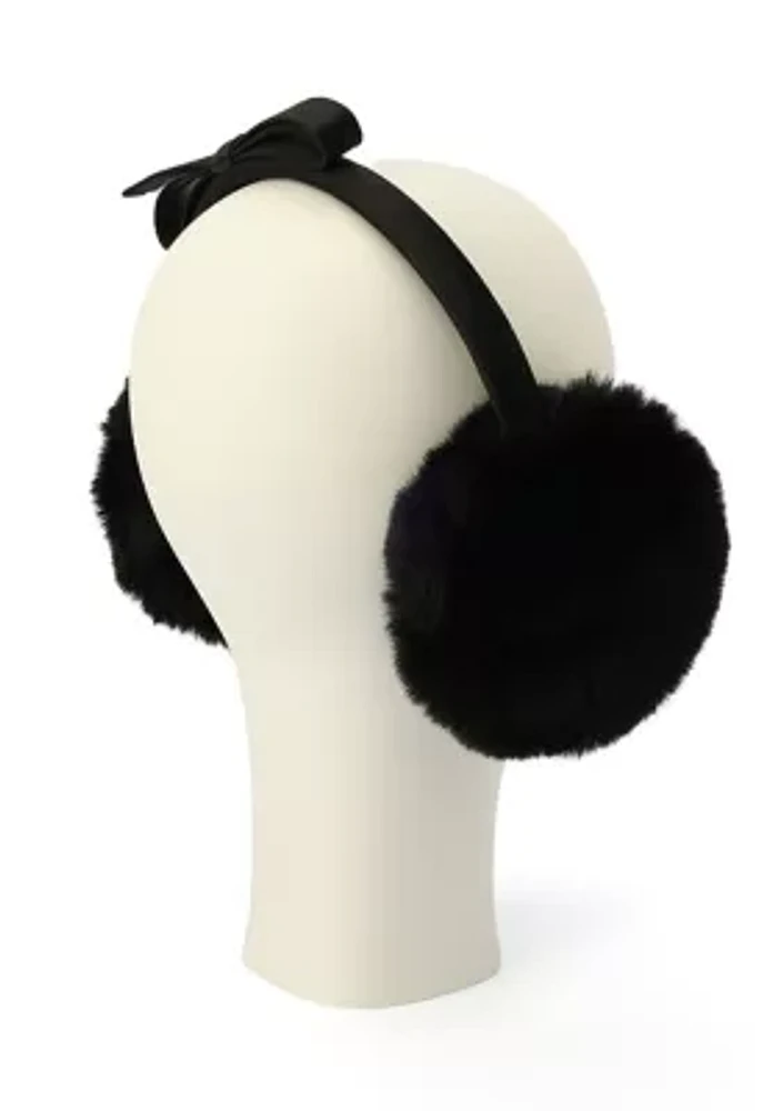 Shoelace Bow Earmuffs 