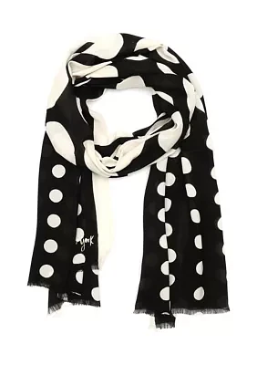 Women's Dots and Bubbles Oblong Scarf