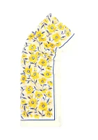 Sunshine Floral Oblong Scarf