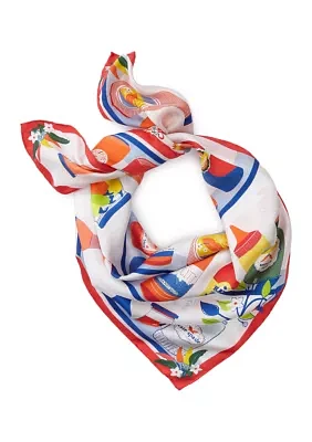 Hot Sauce Silk Square Scarf