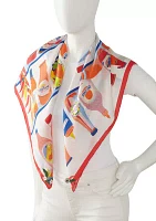 Hot Sauce Silk Square Scarf