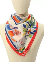 Hot Sauce Silk Square Scarf