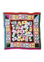 Playing Cards Silk Square Scarf