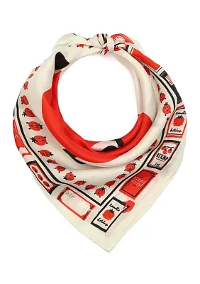 Tomato Ketchup Silk Bandana 