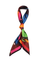 Bag Print Silk Scarf 